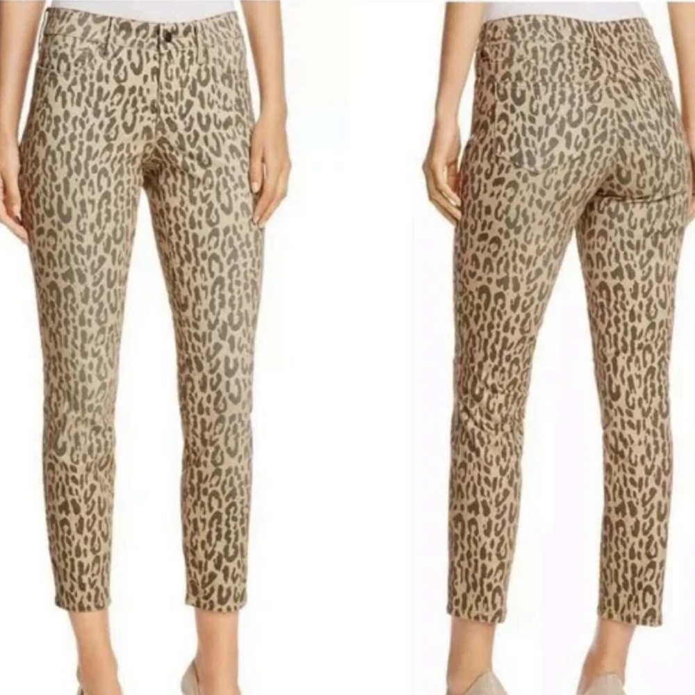 NYDJ leopard print jeans with Lift x Tuck technology size 6P